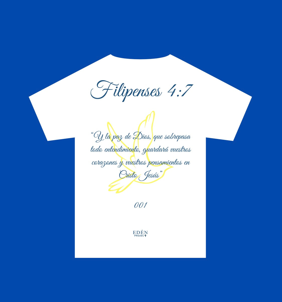 Filipenses 4:7 Azul Marino